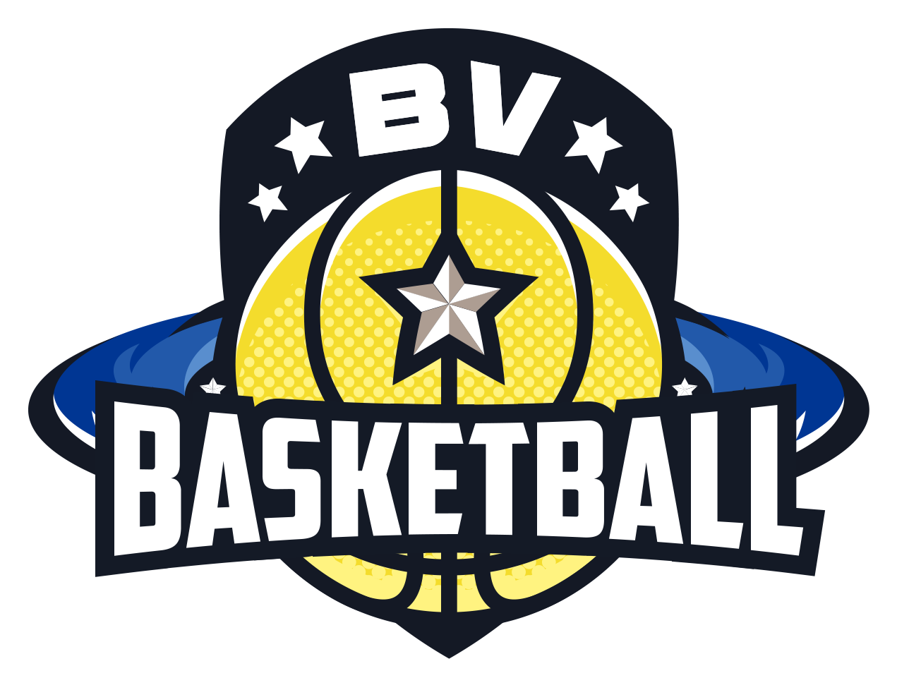 BV Basketball Logo (inverse)